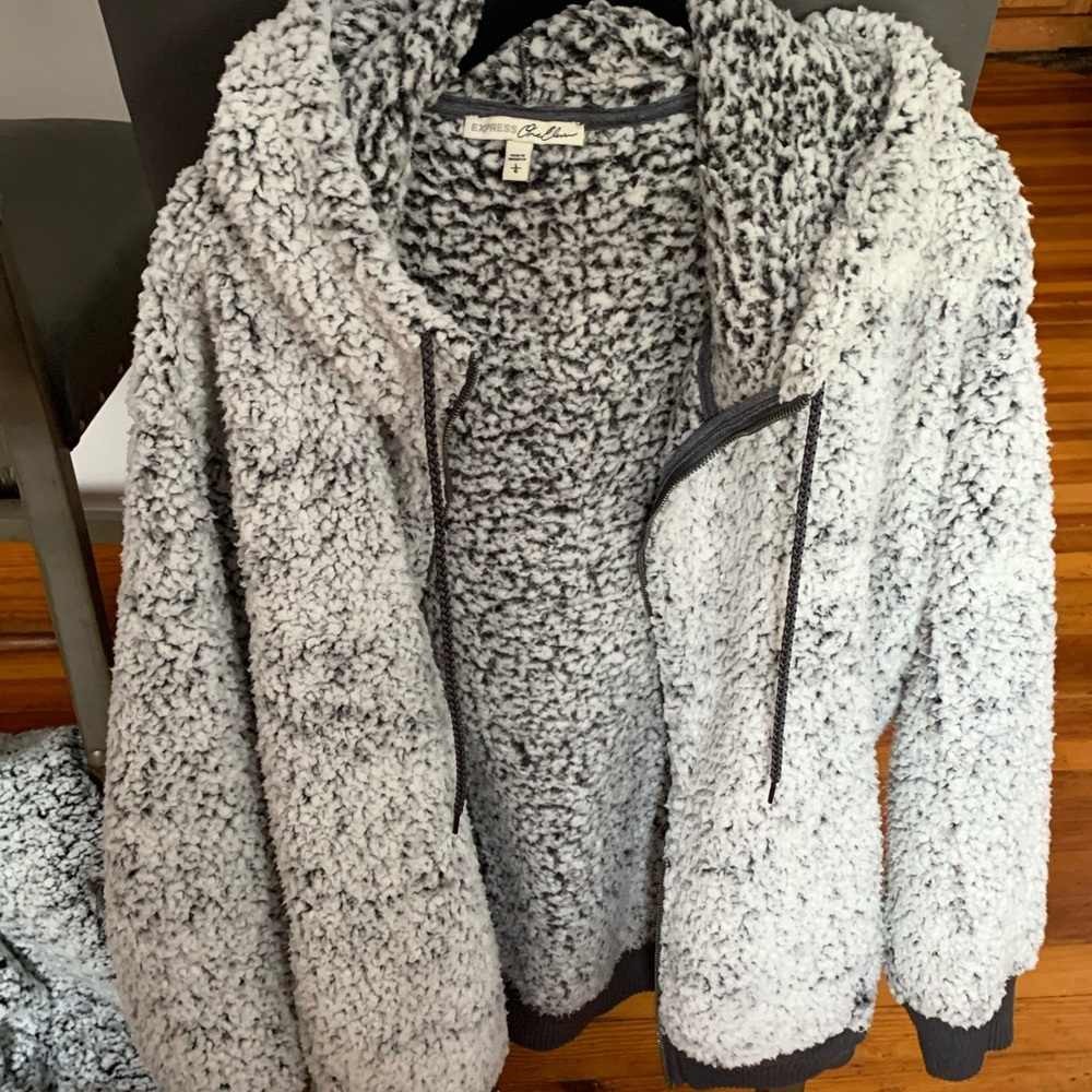 Express Sherpa hoodie